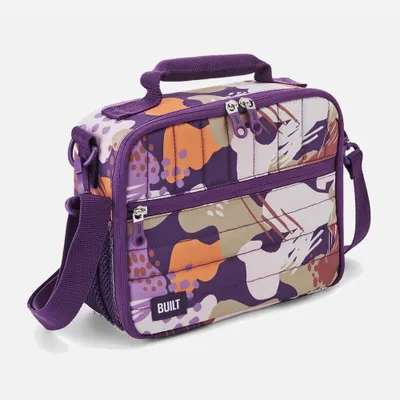 Kids lunch box - purple camo