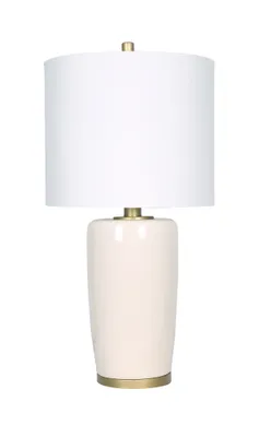 Lampe de table « kathryn » - beige or