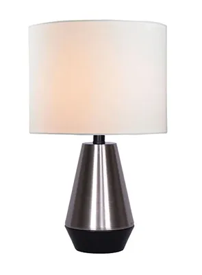 Lampe de table « simone » - acier noir (26 po)
