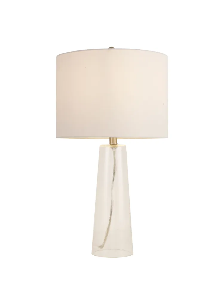 Lampe de table « windsor » - verre transparent