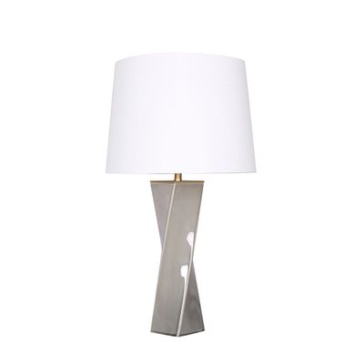 Lampe de table grise en céramique