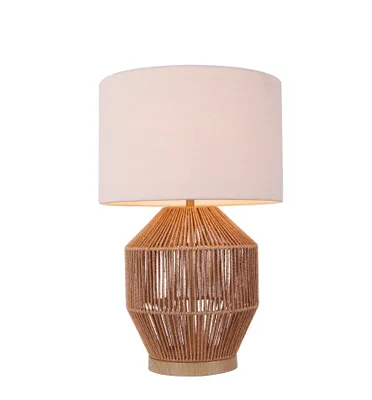 Natural table lamp 18"" by luce lumen