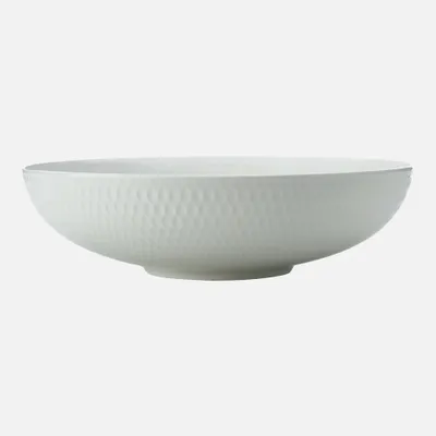 White basics diamonds round serving bowl by maxwell & williams – 28 cm