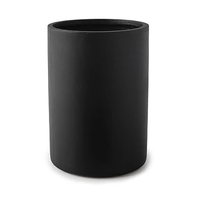 Barron large black planter by haute deco