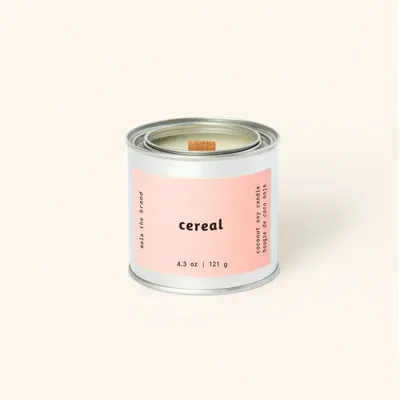 Scented candle in tin - cereal 4 oz