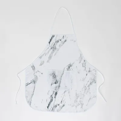 Marble apron - grey