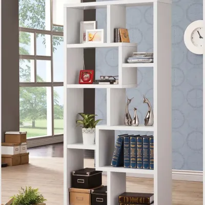 Macy bookcase - white