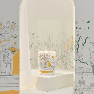 Scented candle by jardin des lumières - spice garden