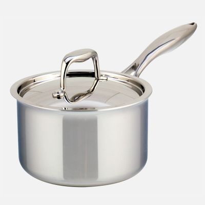 Meyer supersteel tri-ply clad stainless steel saucepan with lid - 1.5 l