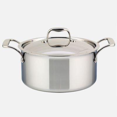 Meyer supersteel tri-ply clad stainless steel dutch oven with lid