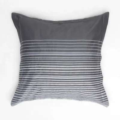 Multistripe lurex euro sham