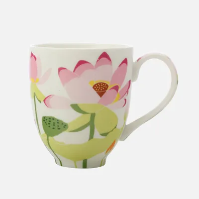 Royal botanic garden victoria lotus mug by maxwell & williams - white