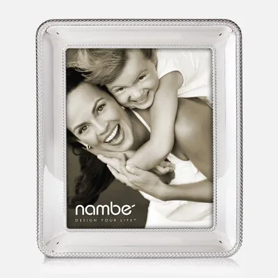 Braid picture frame (8"" x 10"") by nambé