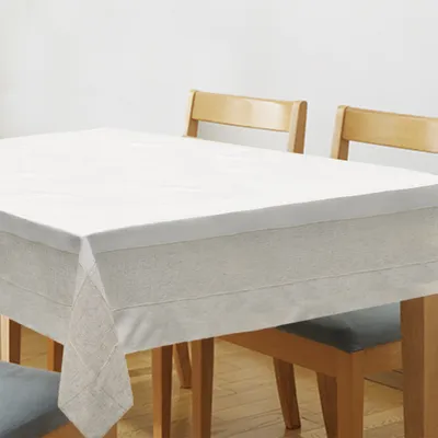 Natural table linens - natural tablecloth