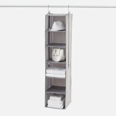 6 shelf closet organizer