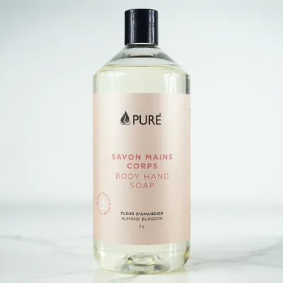 Pure almond blossom hand and body wash