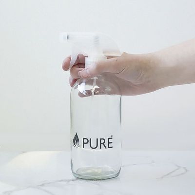 Glass spray bottle by pure