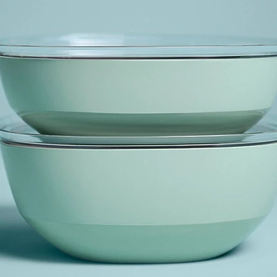Mepal silueta 4 l serving bowl with lid - nordic sage