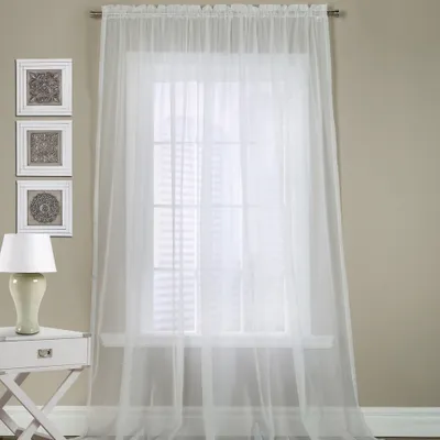 Rod pocket sheer curtain - sheer curtain