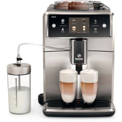 Machine à espresso et à cappuccino superautomatique philips « xelsis » avec aquaclean