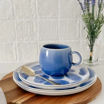 Milo glaze mug - blue