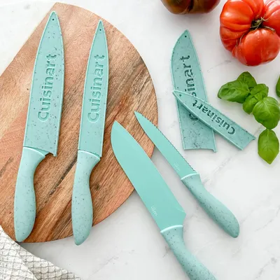 Cuisinart oceanware 10-piece knife set with blade guards