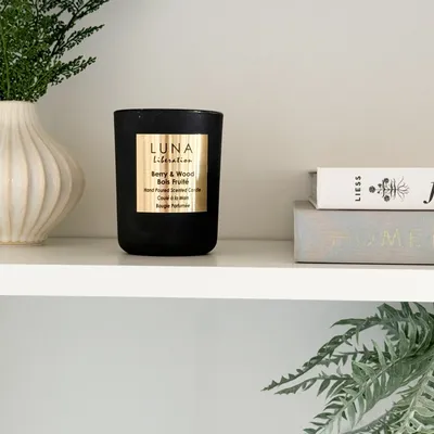 Scented candle berry and wood by attitudes import