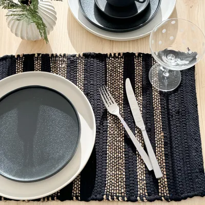 Cameron placemat - white natural