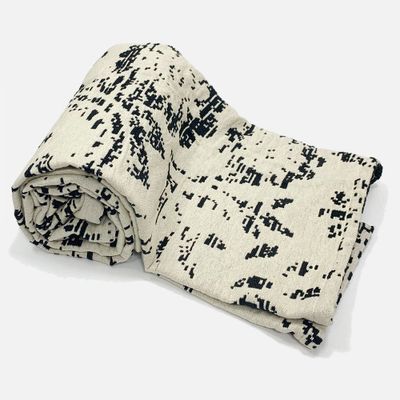 Pongo throw - black natural - 50""x60""