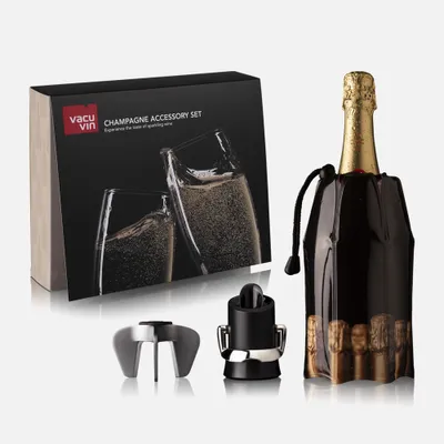 Champagne set by vacu vin