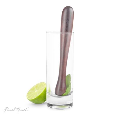Cocktail muddler tube by final touch