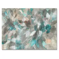 Rw abstract nature french country canvas wall art - 44"" x 34"" - canvas only