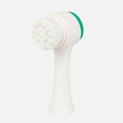Facial cleansing & massage brush 2-in-1 - mint