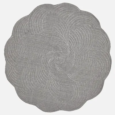 Rose placemat - rose round placemat