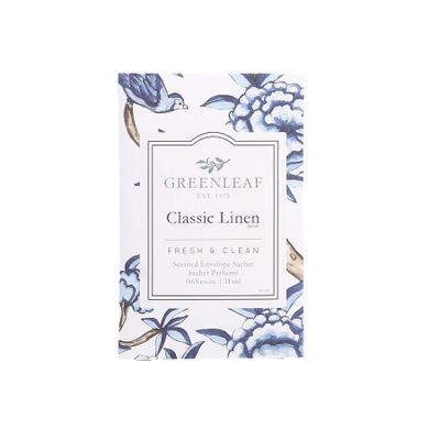 Small classic linen scented sachet by greenleaf
