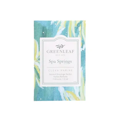 Petit sachet parfumé au spa tropical par greenleaf