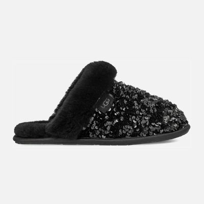 Ugg scuffette ii chunky sequin slippers - size 9