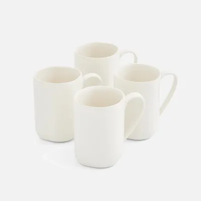 Arbor set of 4 white mugs 14oz by sophie conran