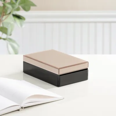 Allure 2 tone jewelry storage box by torre & tagus