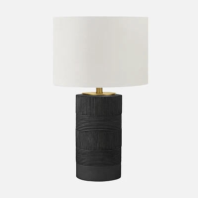 Theola table lamp - black ivory - 10937