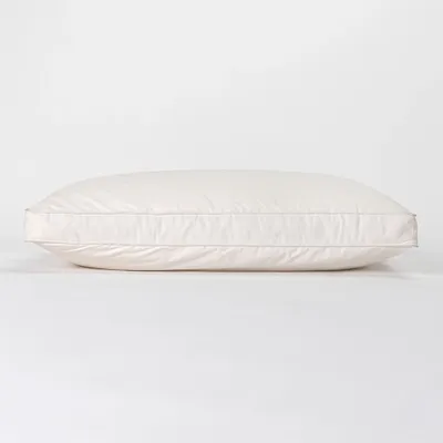 Three-layer down & feather gusset pillow - standard