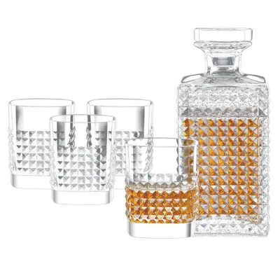5-piece whisky set (750 ml and 380 ml)