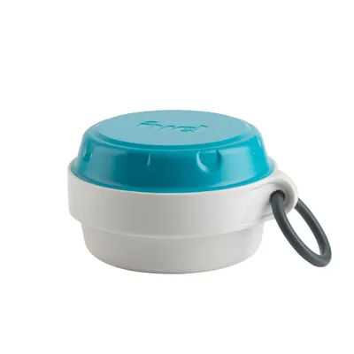 Trudeau fuel lunch tropical blue snack container