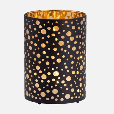 Silhouette dot hurricane lamp by torre & tagus