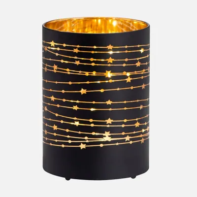 Lampe tempête avec étoiles « silhouette » par torre & tagus