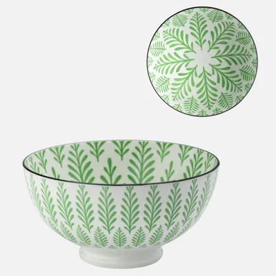 Kiri green bowl -6''