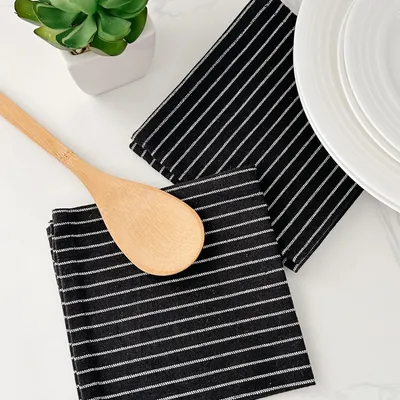 Tuxedo stripe kitchen collection - tuxedo stripe dishcloth