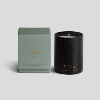 Vita candle - green