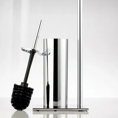 Vero standing toilet paper & brush holder by torre & tagus