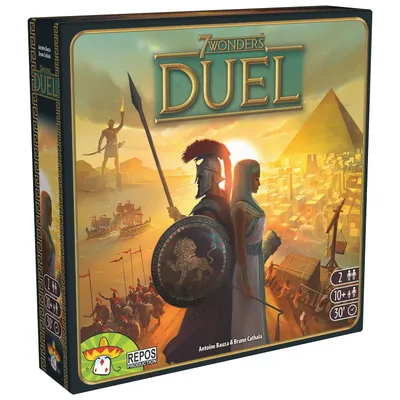 7 wonders duel board game - french version - multi